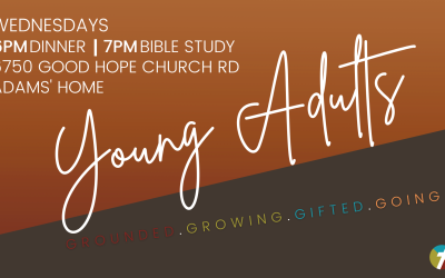 Young Adult’s Wednesday Dinner & Bible Study