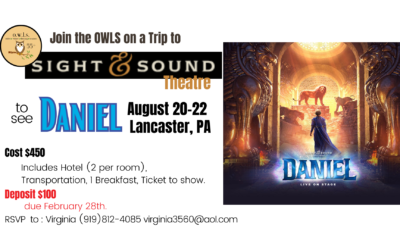 OWLS trip to Sight & Sound Theater – Daniel