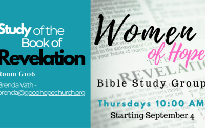 Women of Hope Bible Study – The Book of Revelation – September 4