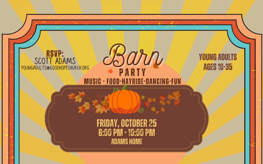 Young Adult Barn Party – October 24