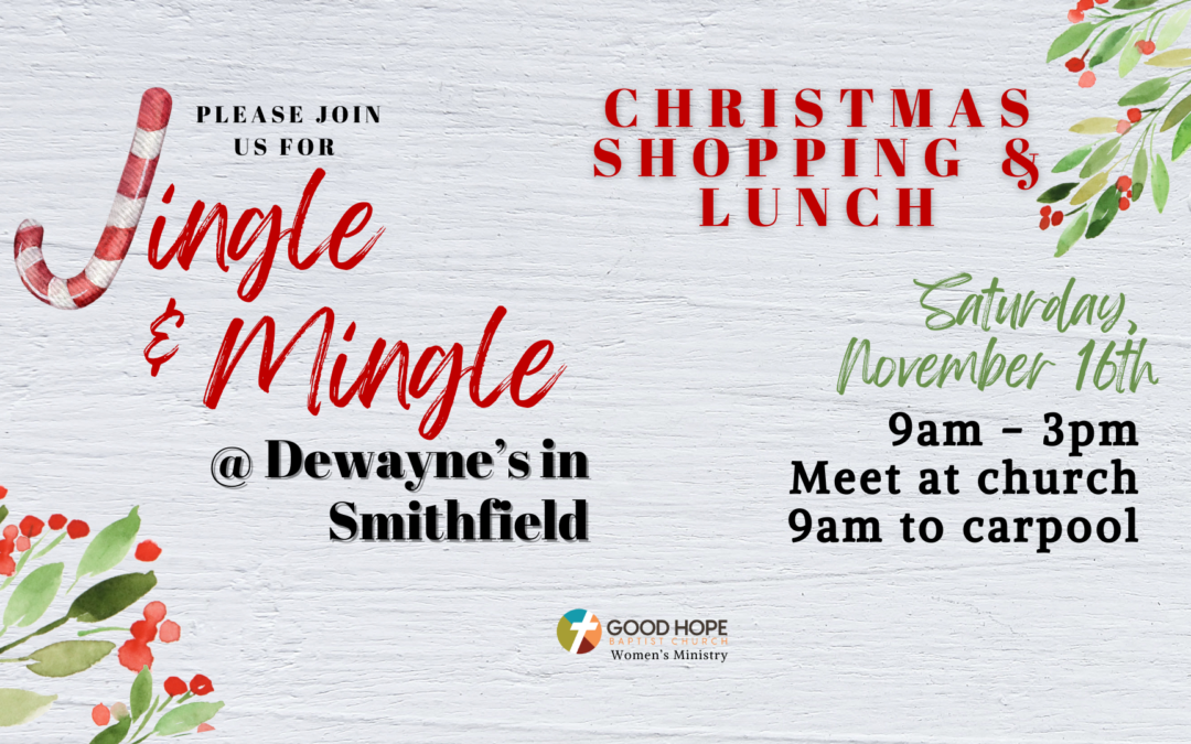 Women’s Ministry Jingle & Mingle – November 16