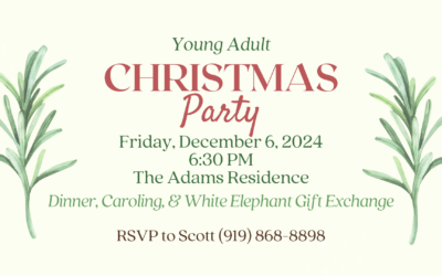 Young Adult Christmas Party – December 6