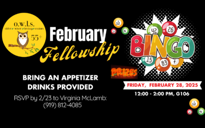 OWLS February Fellowship – Bingo!