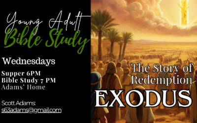 Young Adult Wednesday Bible Study – Exodus – The Story of Redemption