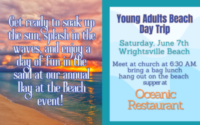 Young Adult Beach Trip – June 7