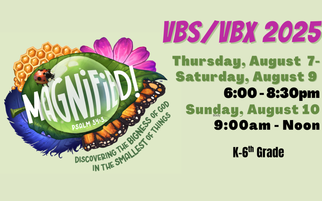 VBS/VBX – Magnified – August 7 – 10