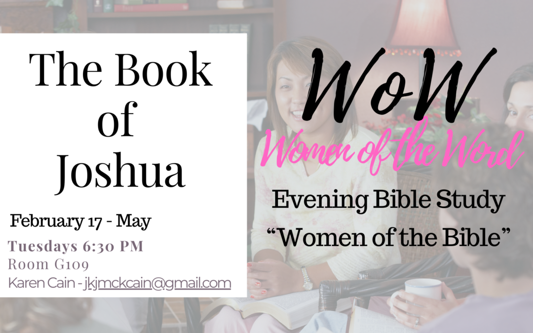 Women of the Word Bible Study – Joshua