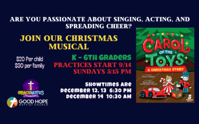 Grace Notes Christmas Musical – Carol of the Toys