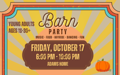 Young Adult Barn Party – October 17
