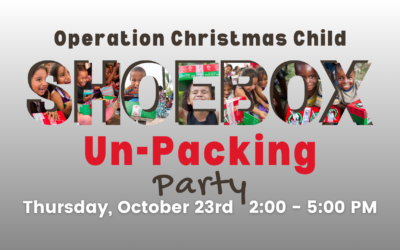 OCC Unpacking Party – October 23