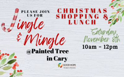 Women’s Ministry Jingle & Mingle Christmas Shopping & Lunch – November 8
