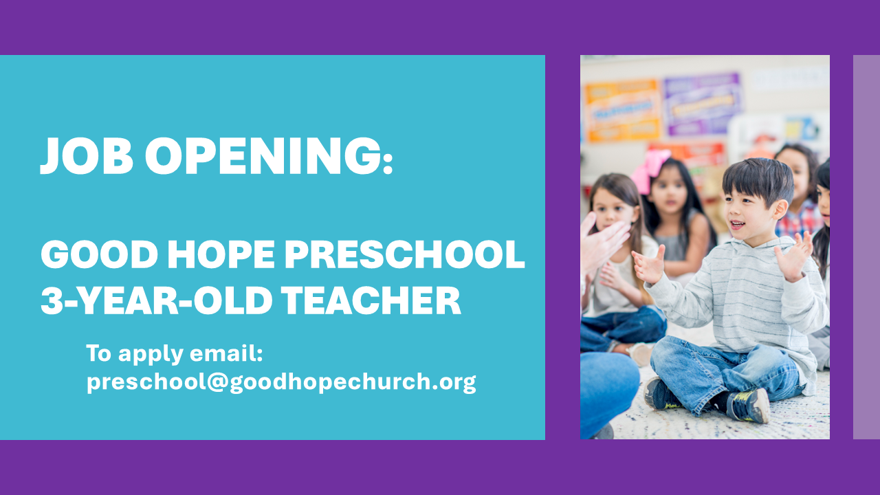 Teacher Job Opening Graphic