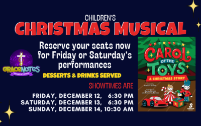 Gracenotes Carol of the Toys Christmas Musical Table Registration