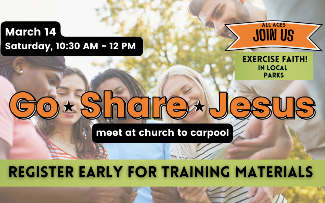 Go Share Jesus – March 14