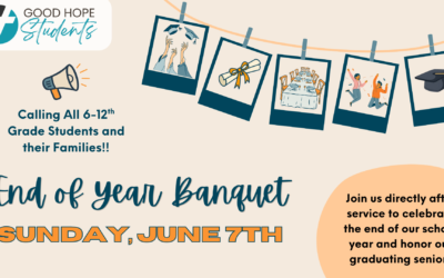 End of Year Banquet – June 7