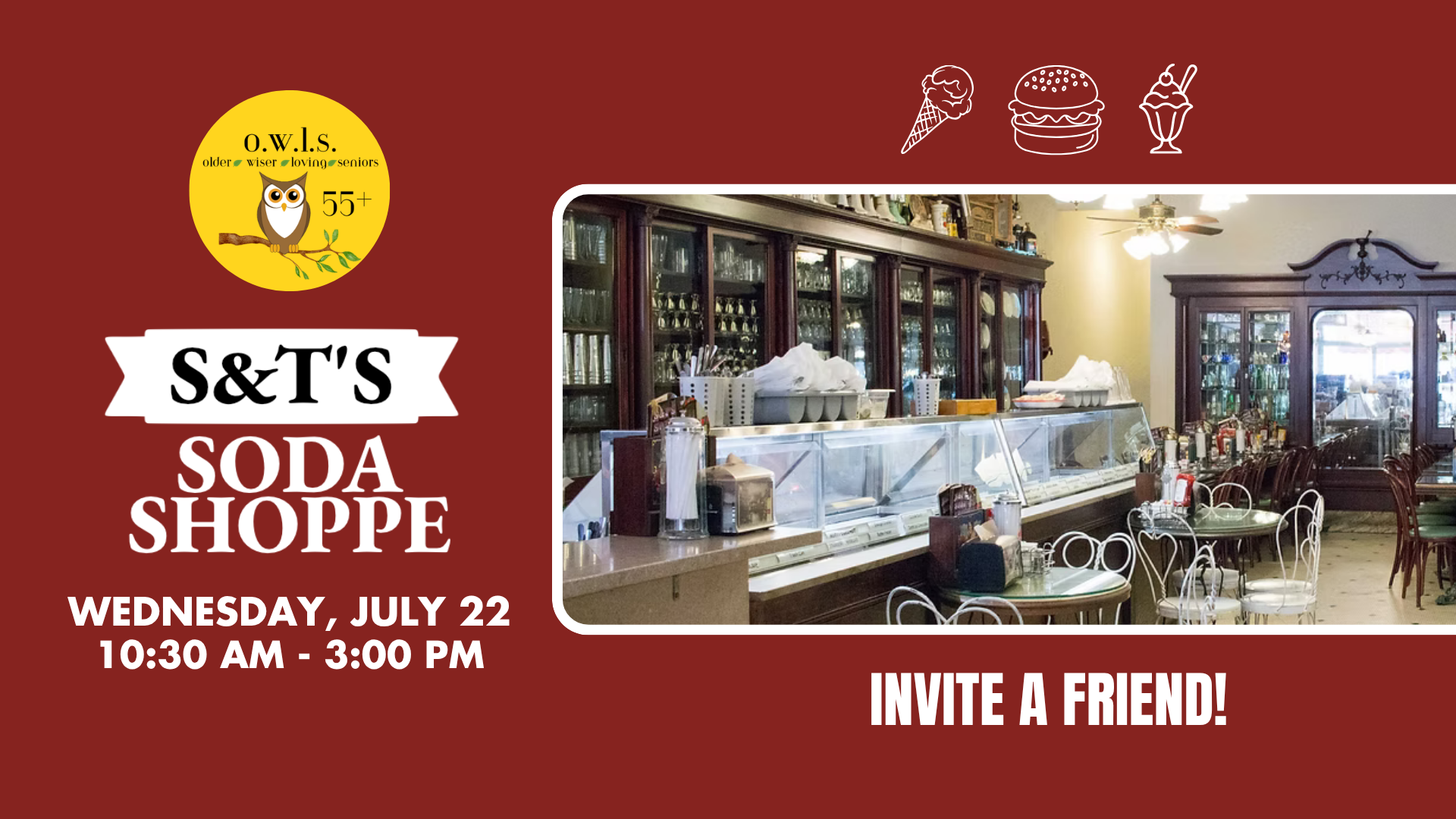 Owls Lunch @ S&T Soda Shop – July 2026 (1)
