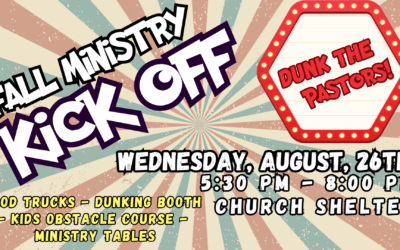 Fall Kick Off – August 26