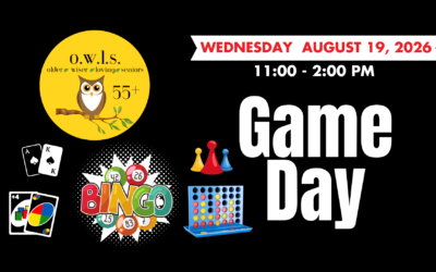 OWLS Game Day & Lunch – August 19