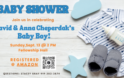 Baby Shower for Anna & David Cheperdak – September 13